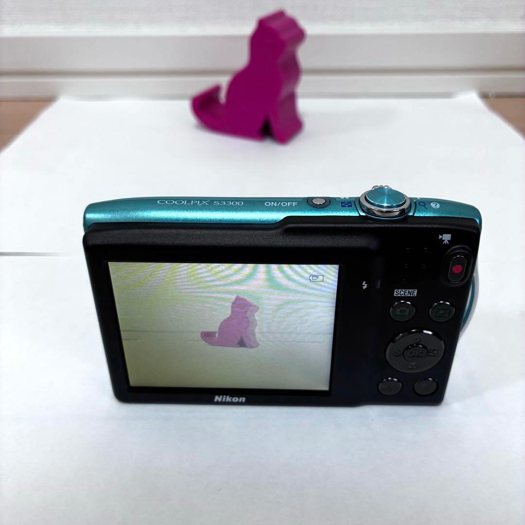 Nikon ニコン COOLPIX S3300 ブルー デジカメ