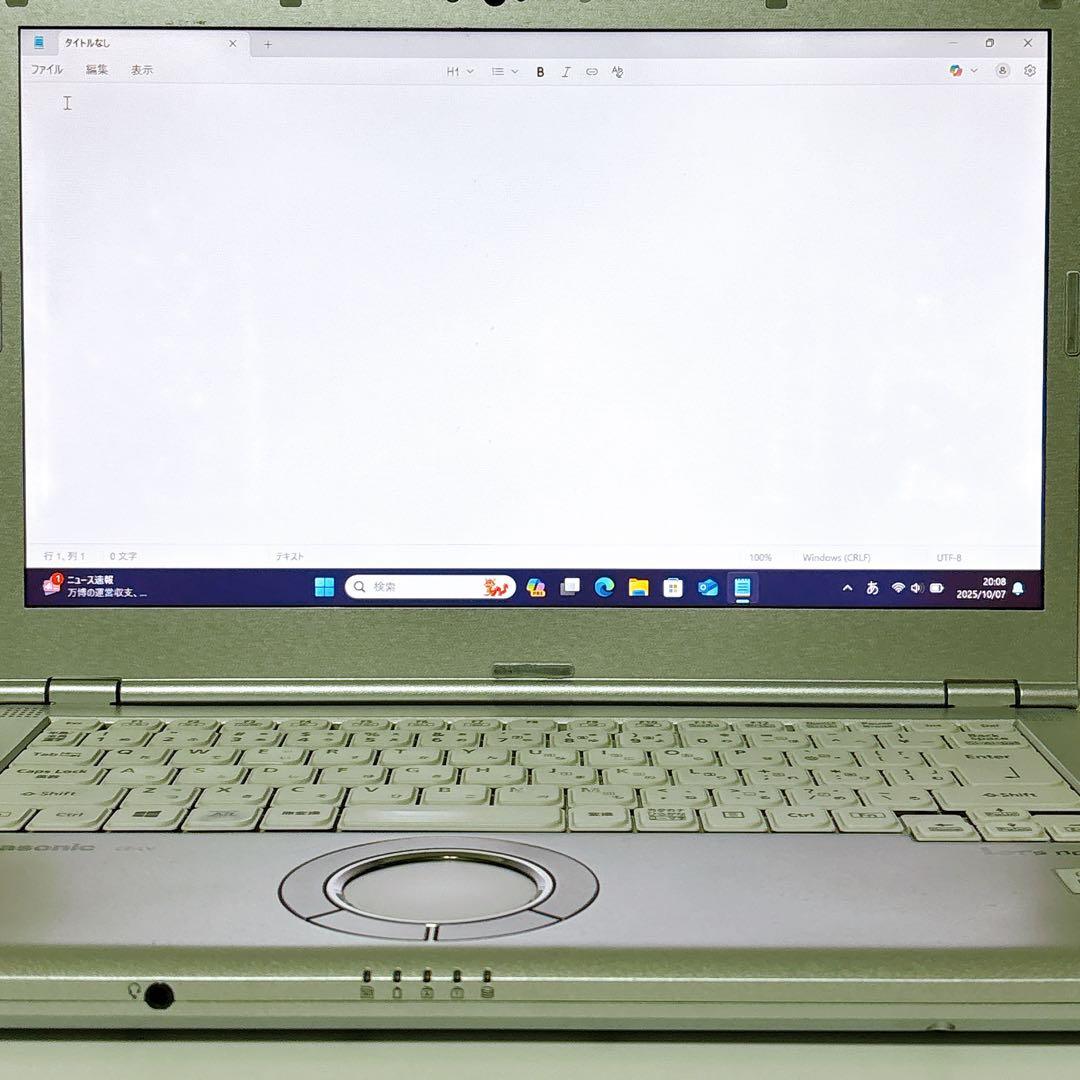 【ジャンク】パナソニック レッツノート LV9 i7 16GB 第10世代