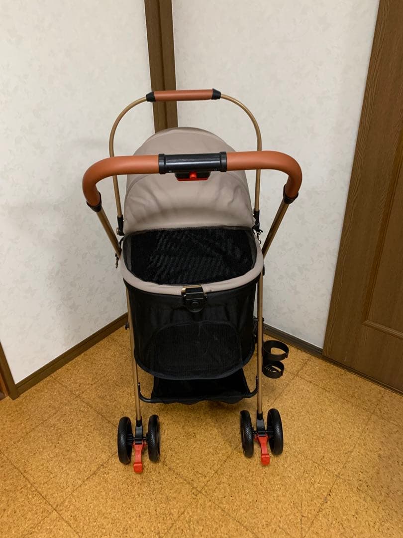 ペットカート 折りたたみ可能 犬用カート 犬バギー 軽量 耐荷重25Kg 犬