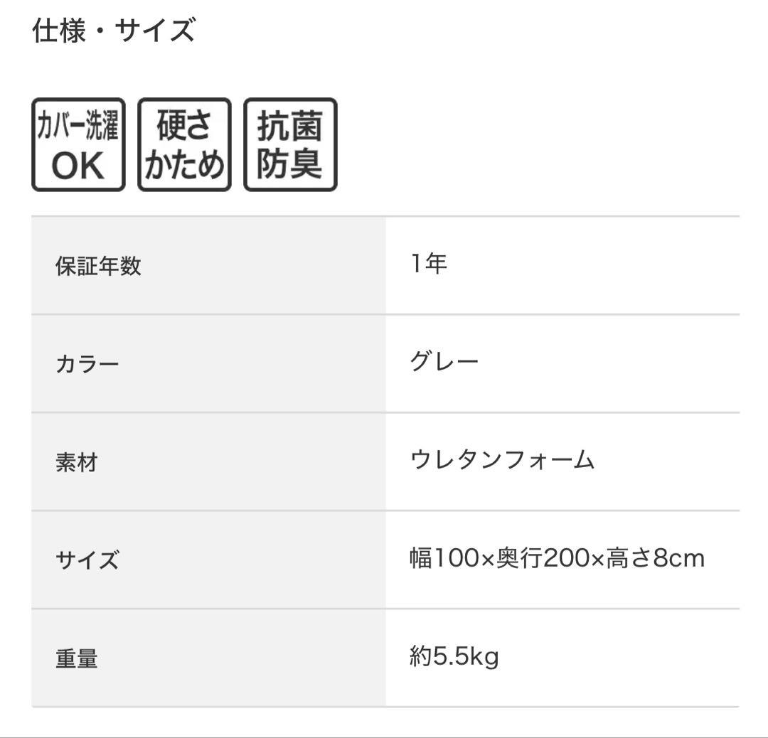 ニトリ 点で支える敷布団マットレス シングル