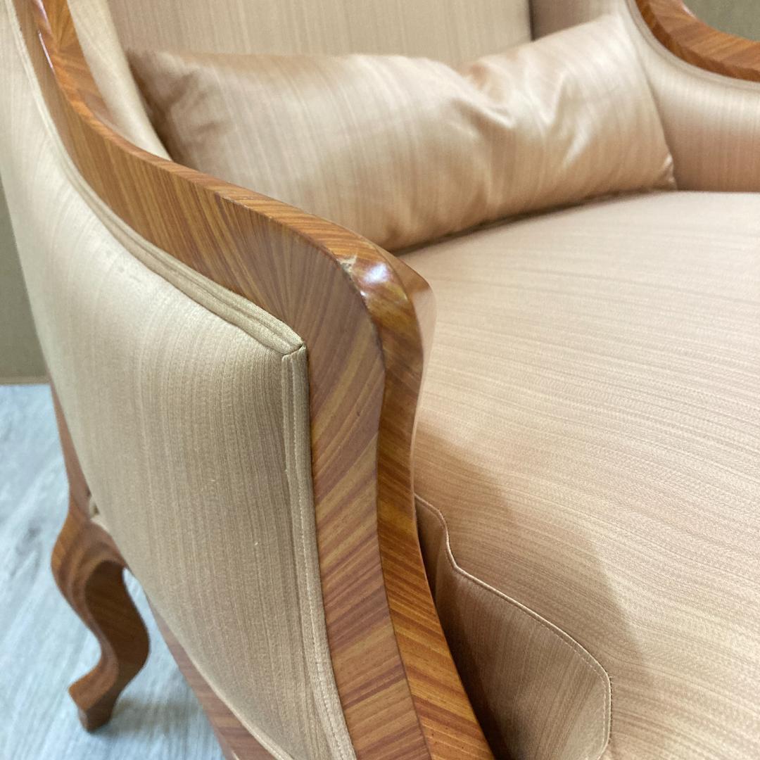 クラシック アームチェア シングルソファ ウィングバックチェア 一人掛け①