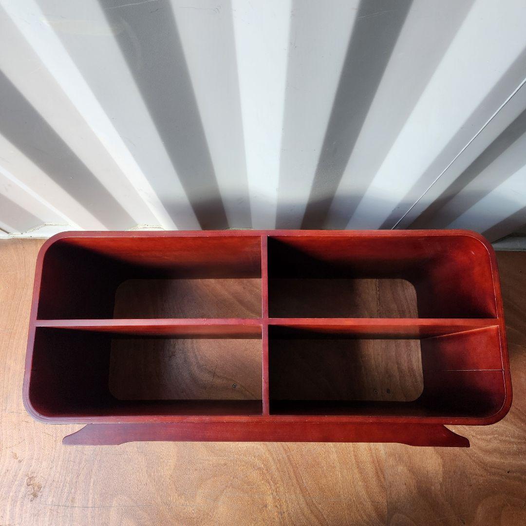 ヴィンテージ　スペースエイジ 木製 オープンシェルフ テレビボード 収納