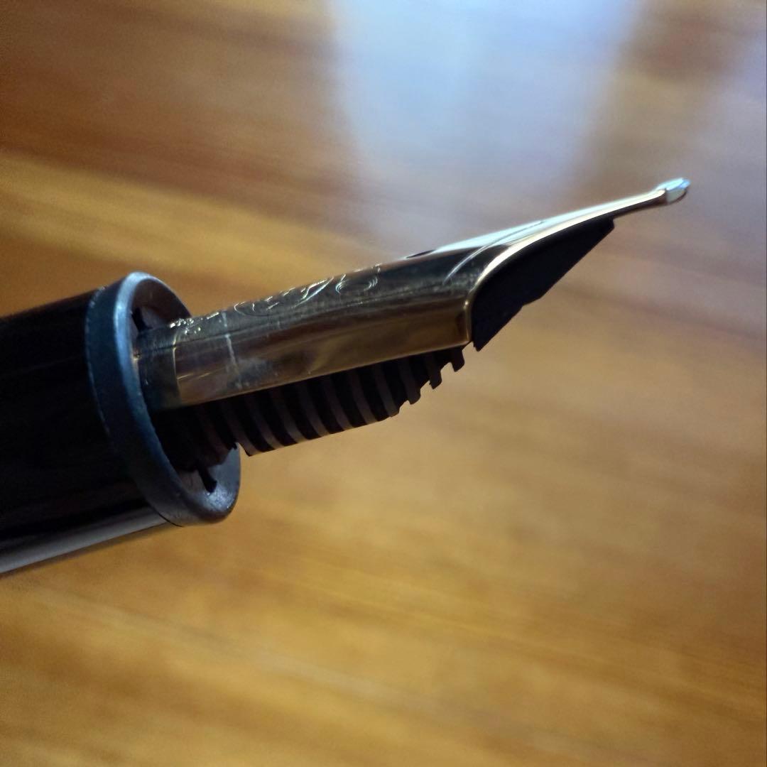 モンブラン 万年筆 146 状態良好 エボナイト芯 全金 B 太字 ブラック