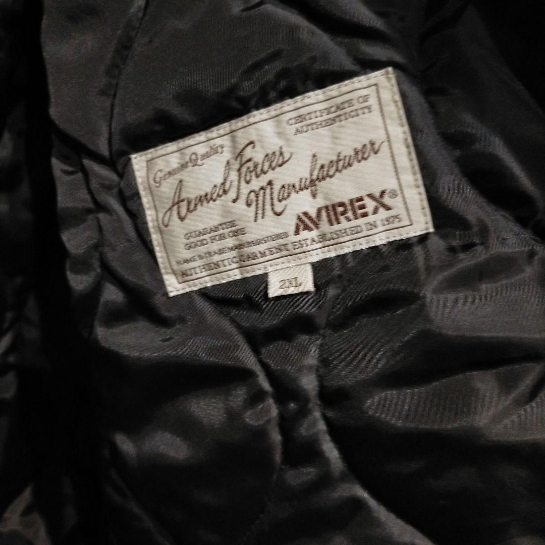 AVIREX アビレックス 長袖 キルト アーミー コート ジャケット