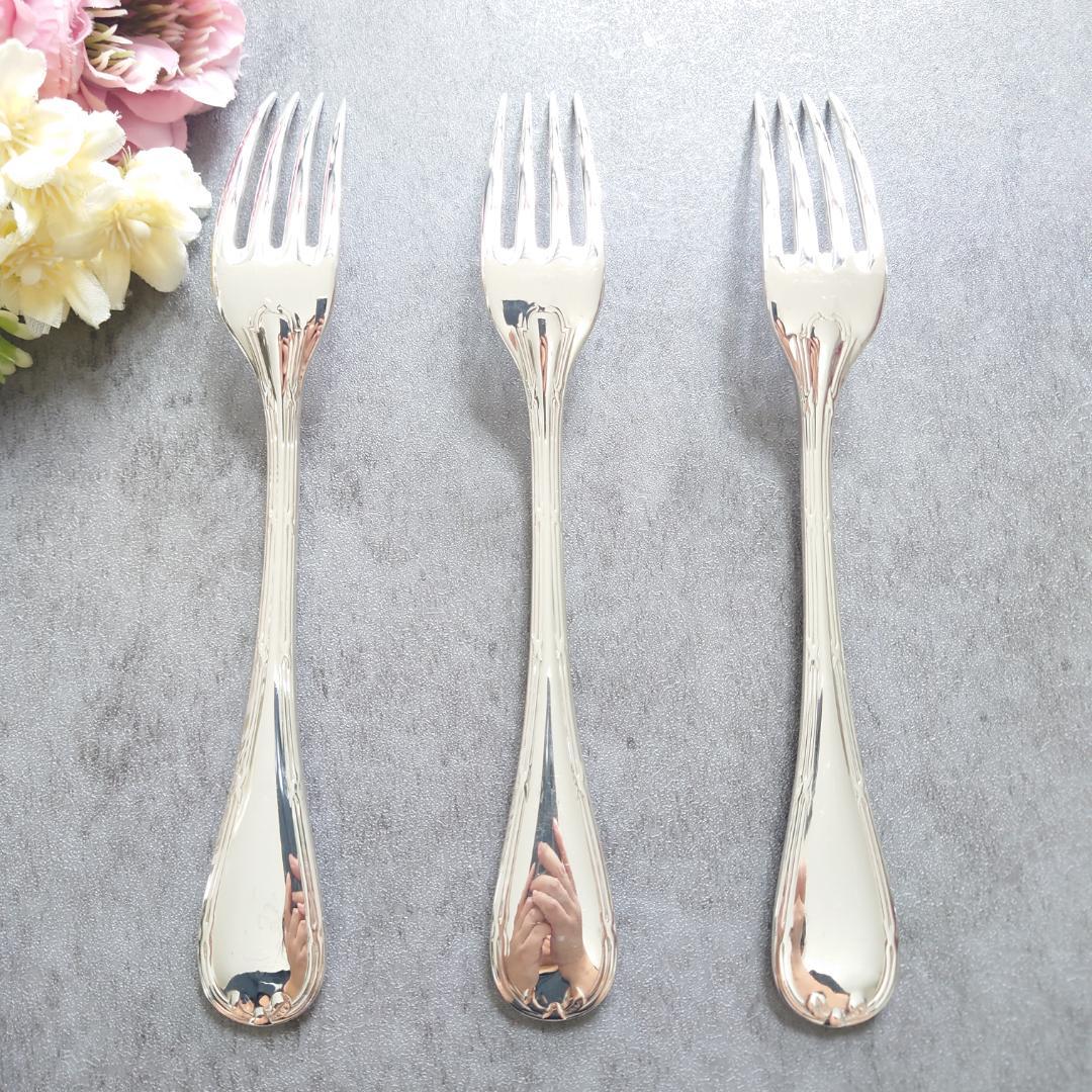 希少 クリストフル リュバン スタンダードフォーク 3点