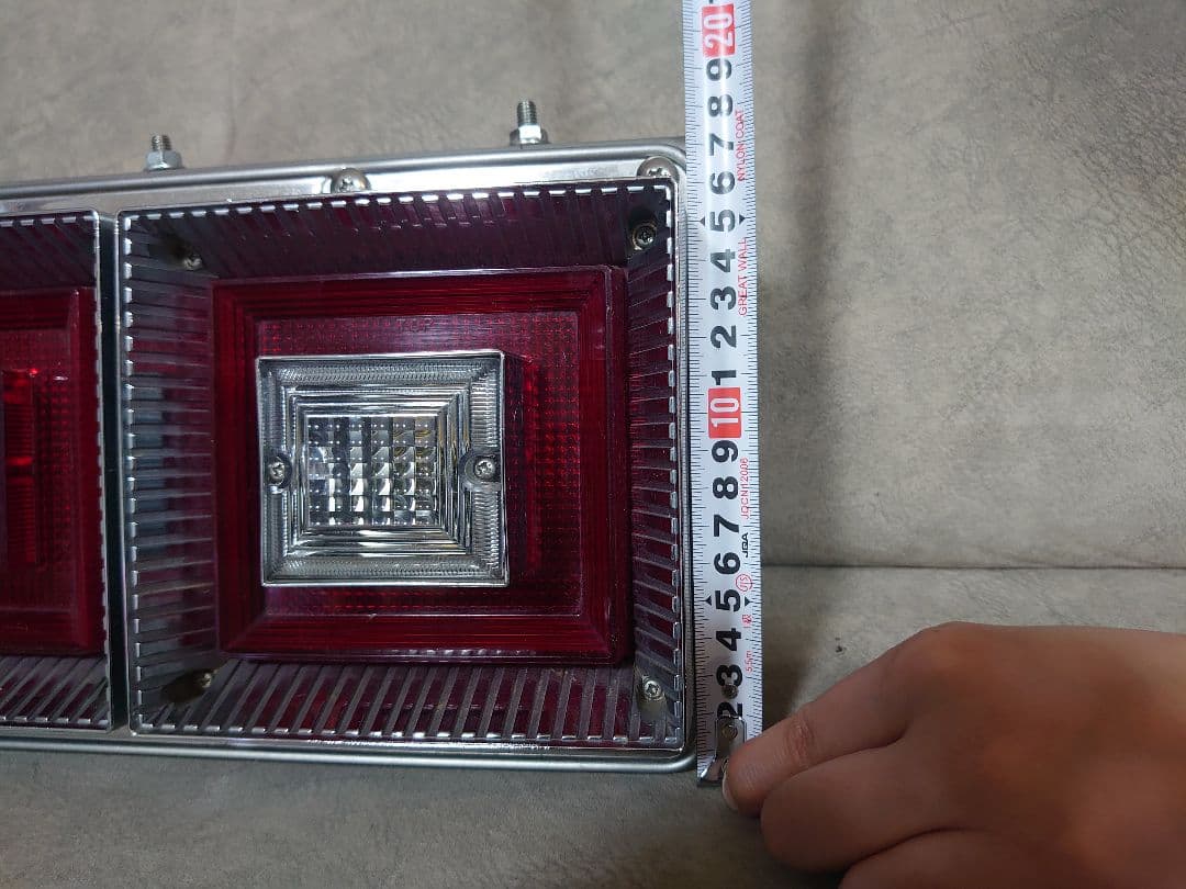 JB 3連角テール 左右セット テールランプ トラック デコトラ ※球なし