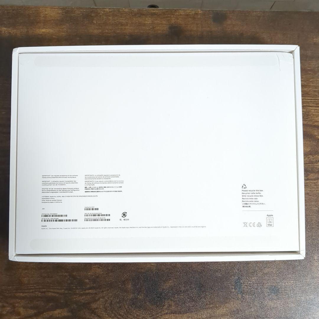 け*ー様 MacBook Air M4 13インチ 24GB/512GB US配
