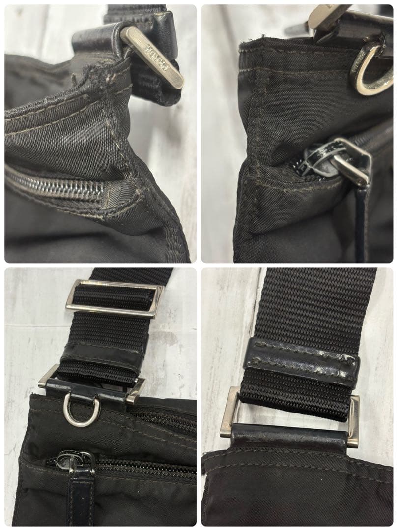 PRADA プラダ　サコッシュ　ショルダーバッグ　ナイロン　ブラック