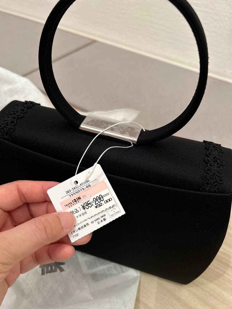 新品　ANNA SUI 葬式　葬儀バッグ　バタフライ　蝶々　チョウ