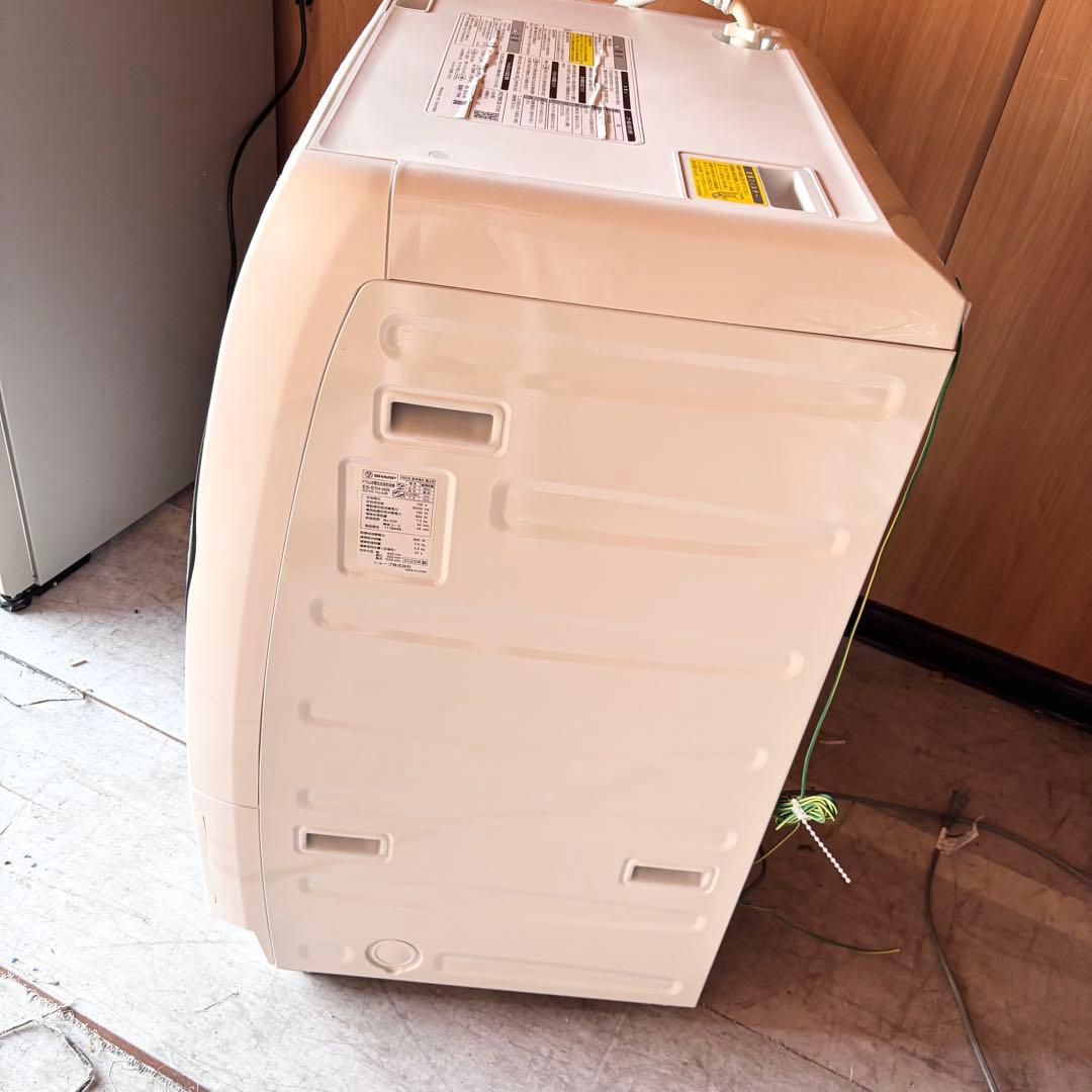 ドラム式洗濯機　美品　SHARP 7kg 送料無料　2023年製