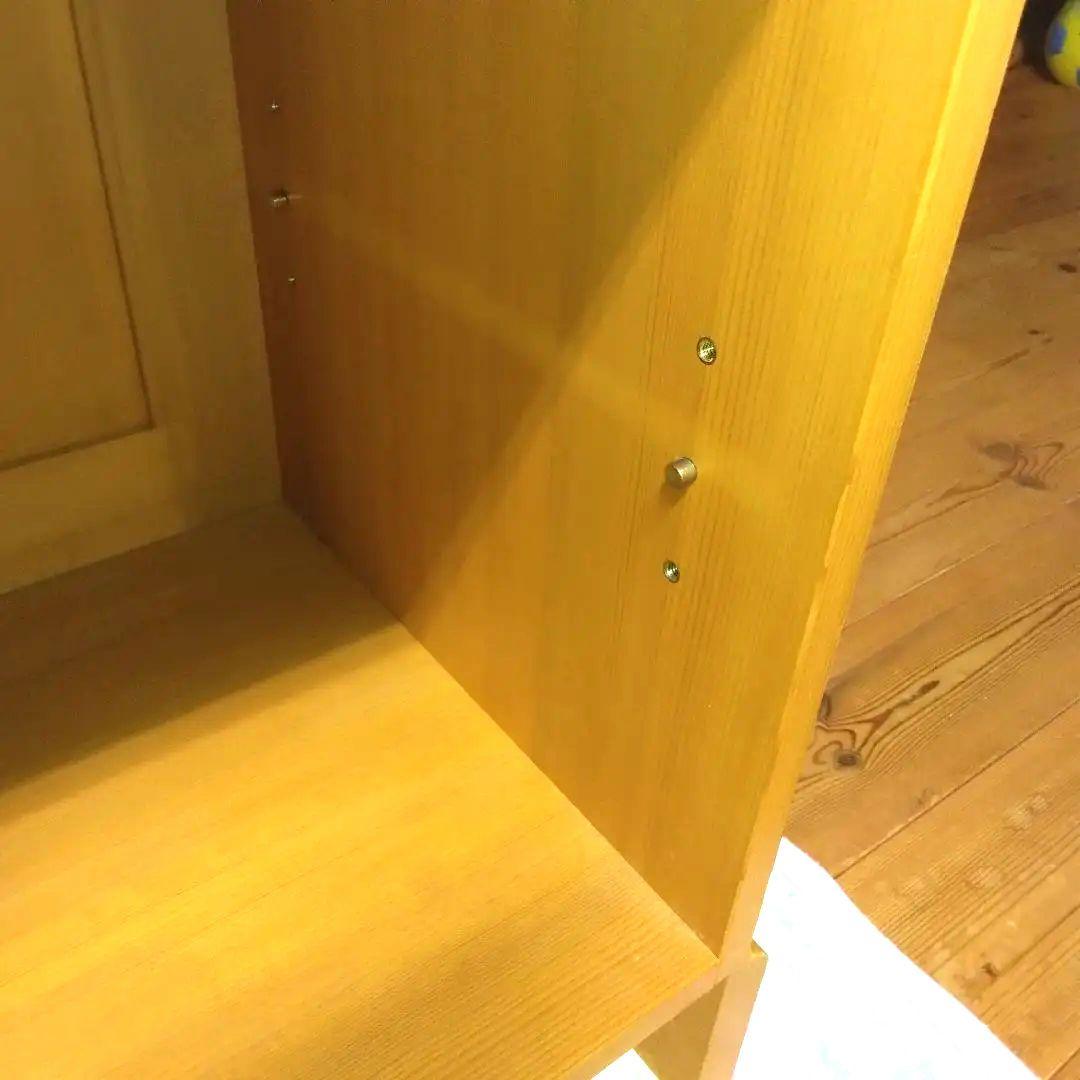 美品　ショップカウンター♥パイン材無垢　収納スペース最大