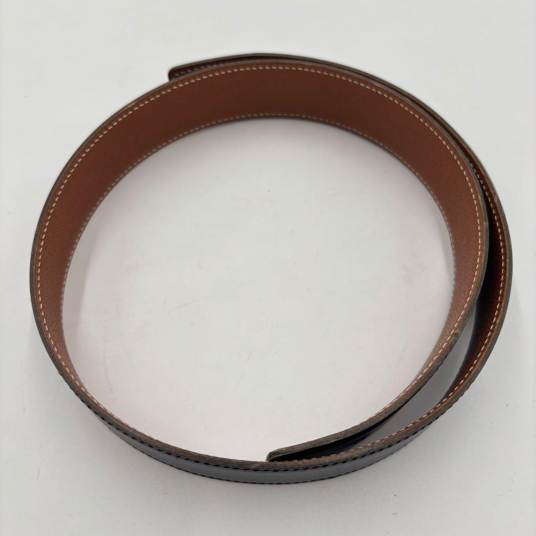 【極美品】HERMES エルメス リバーシブル レザー ベルト ウエスト65