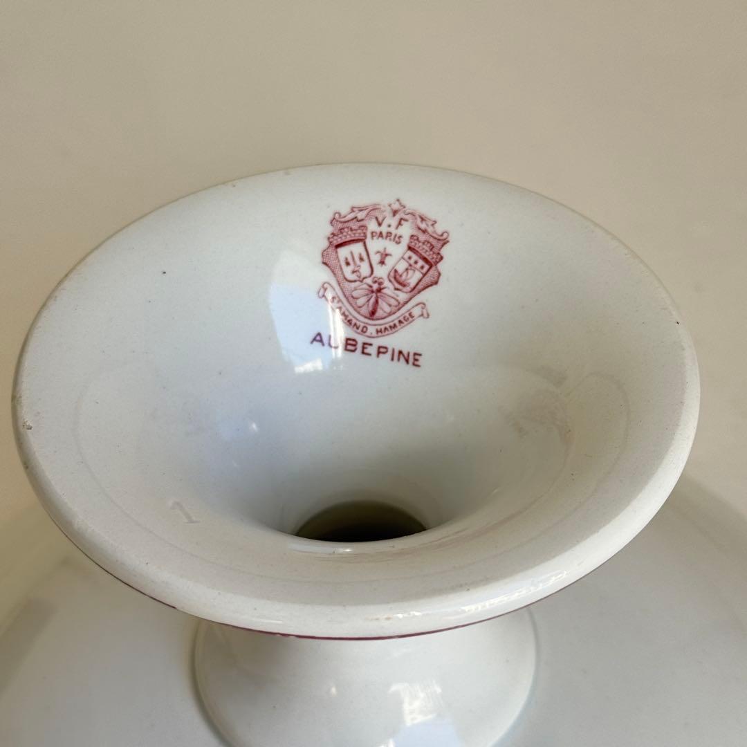 美品　フランスアンティーク　サンタマン　オーべピーヌ　コンポティエ