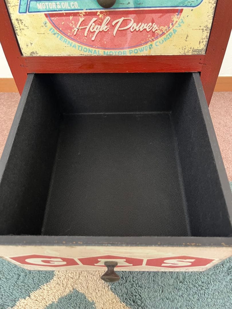 ヴィンテージ風 5段チェスト