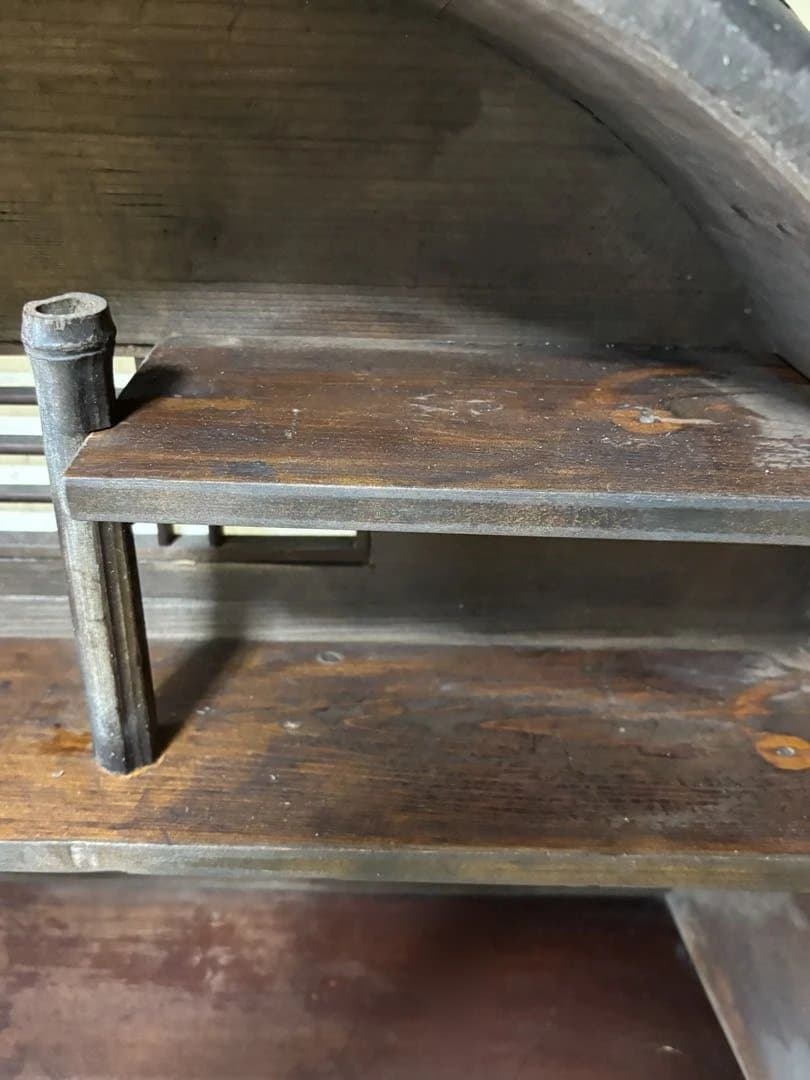 アンティーク家具 木工芸 飾り棚 木桶 サイドボード