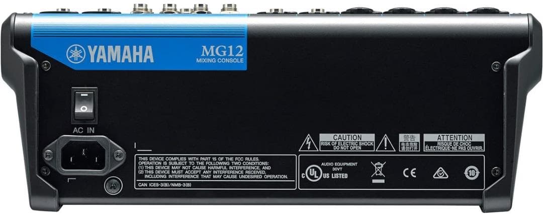 YAMAHA 12チャンネルミキシングコンソール MG12