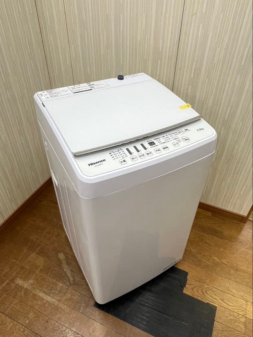 #62 縦型洗濯機 Hisense 2020年 5.5kg HW-G55B-W