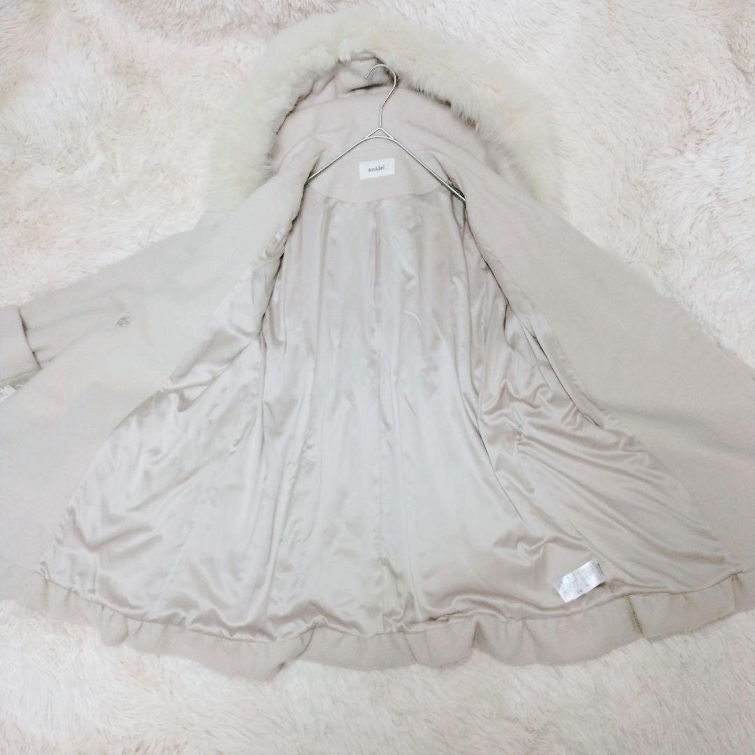 SNIDEL スナイデル 芸能人着用 フォックスファー コート 上品 大人女子