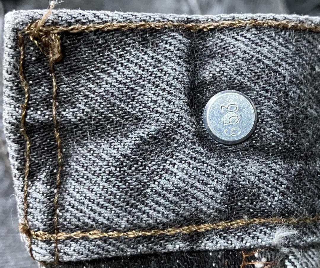 【W33 L30】Levis501 先染めブラック 80年代 アメリカ製