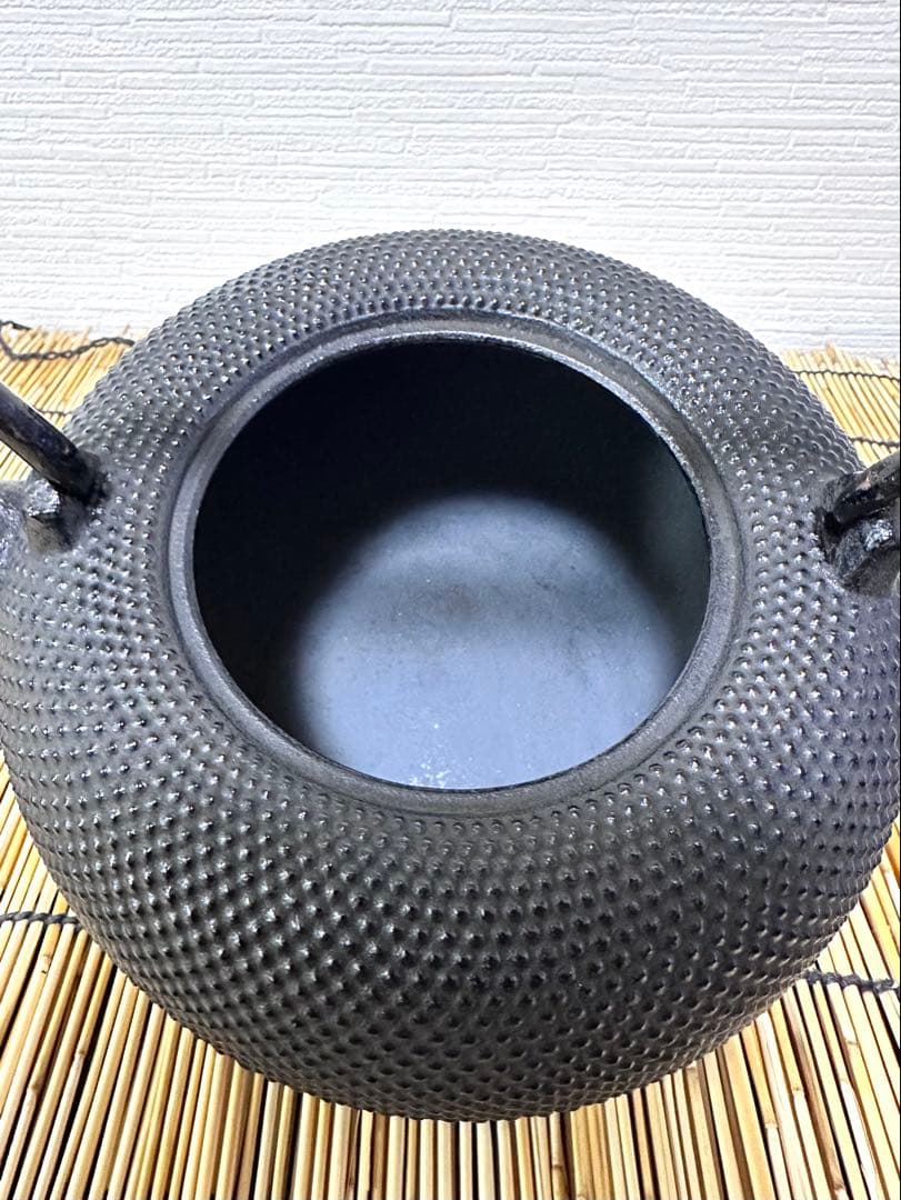 未使用品、供箱等付属品付　南部三厳堂造　１５型アラレ　summer様　売約済み