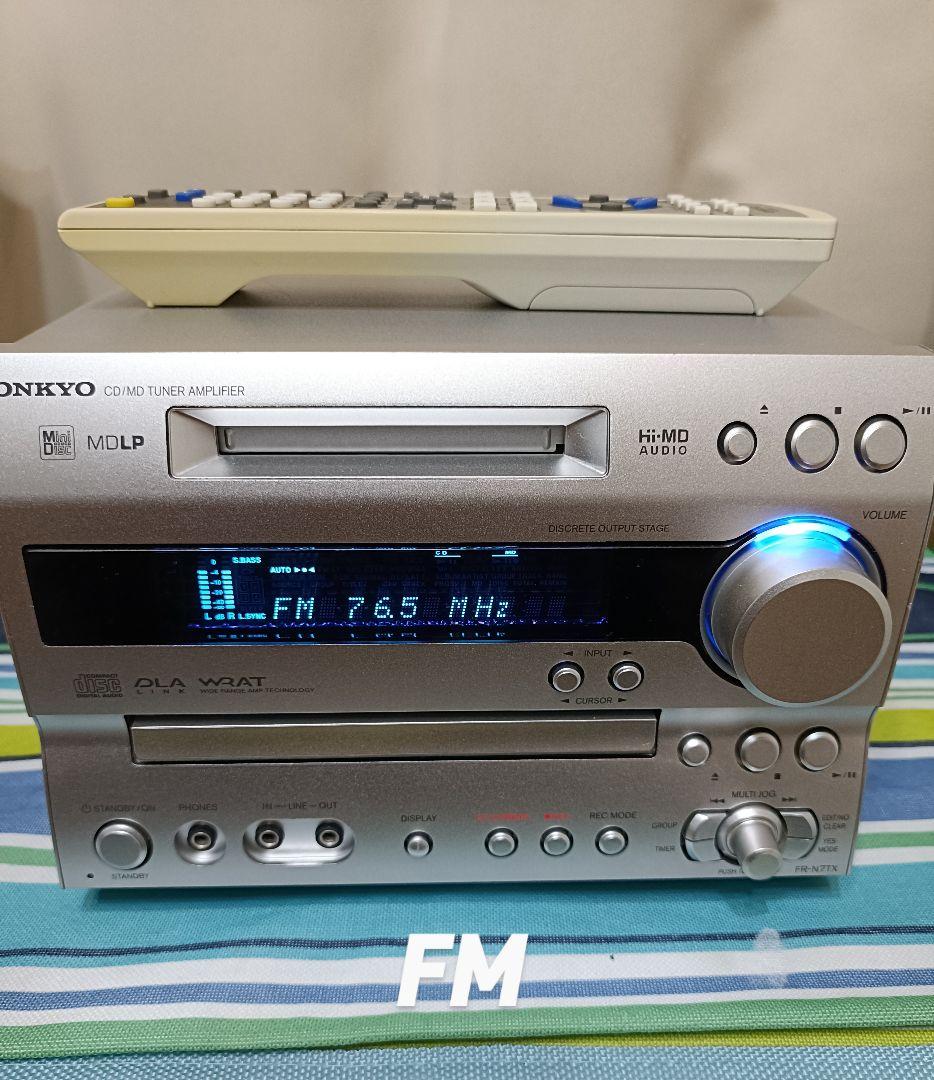 ONKYO FR-N7TX CD,MD,FM/AM　整備済完動品　リモコン付