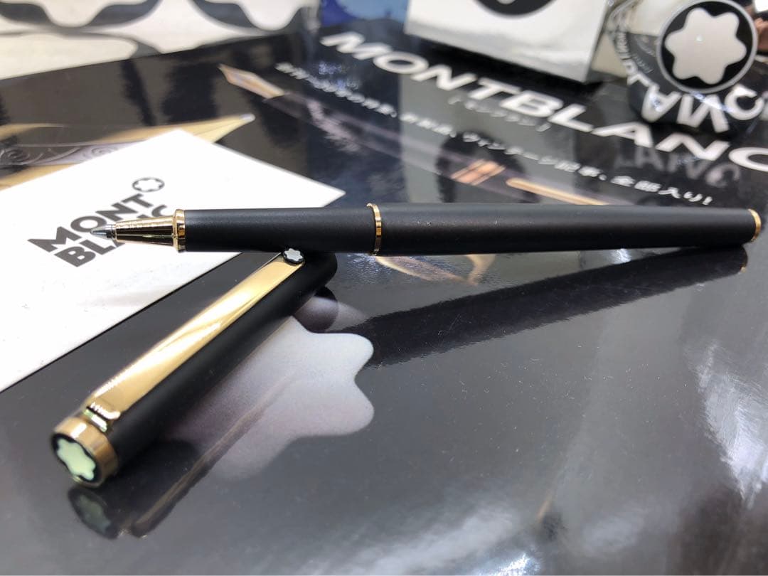 稀少軸！モンブラン★Sライン★生産数の少ないキャップ式ローラーボールNo2318