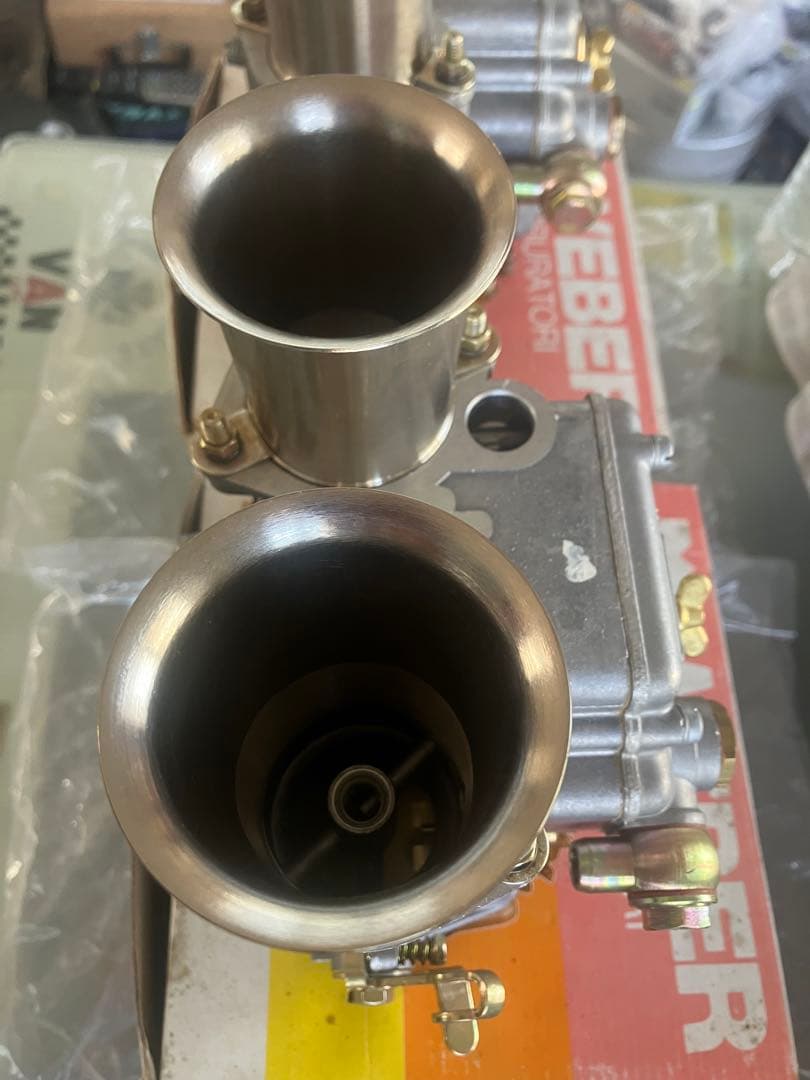 WEBERウエーバー45DCOEスペイン製キャブレター対策前ビンテージ