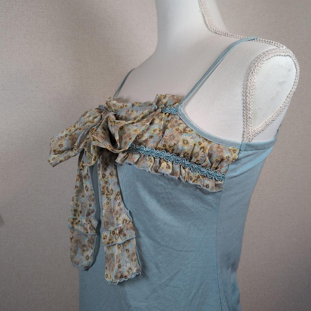 中島興業　axes femme　ビッグリボンキャミ　ベスト　リボンキャミ