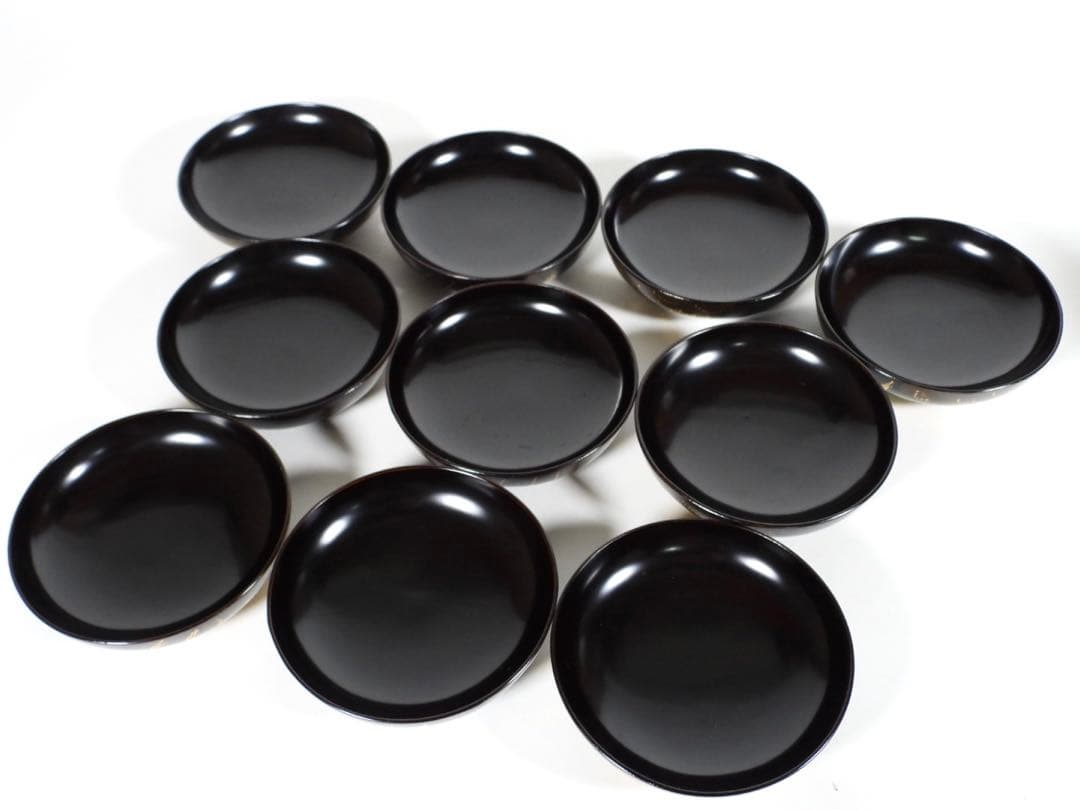 輪島塗 金時絵 富士風景紋 吸物椀 10客御節料理 お正月料理 茶懐石道具