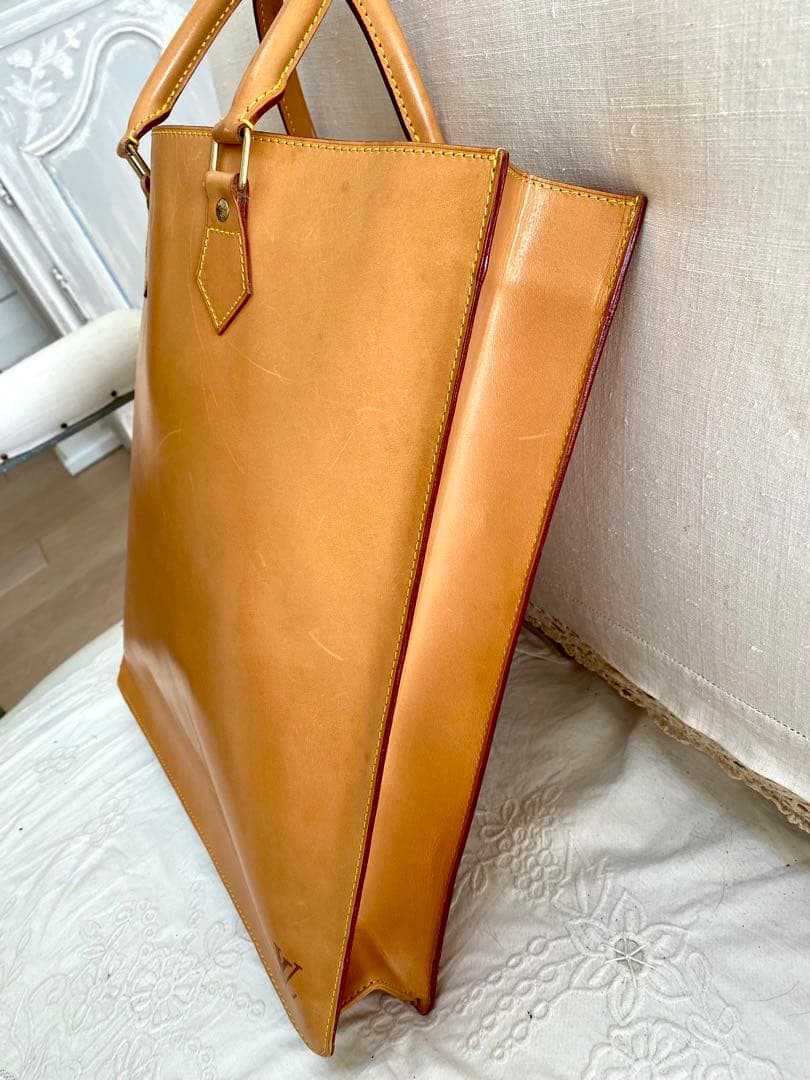 ルイヴィトン　レザートートバッグ　スペシャルオーダー