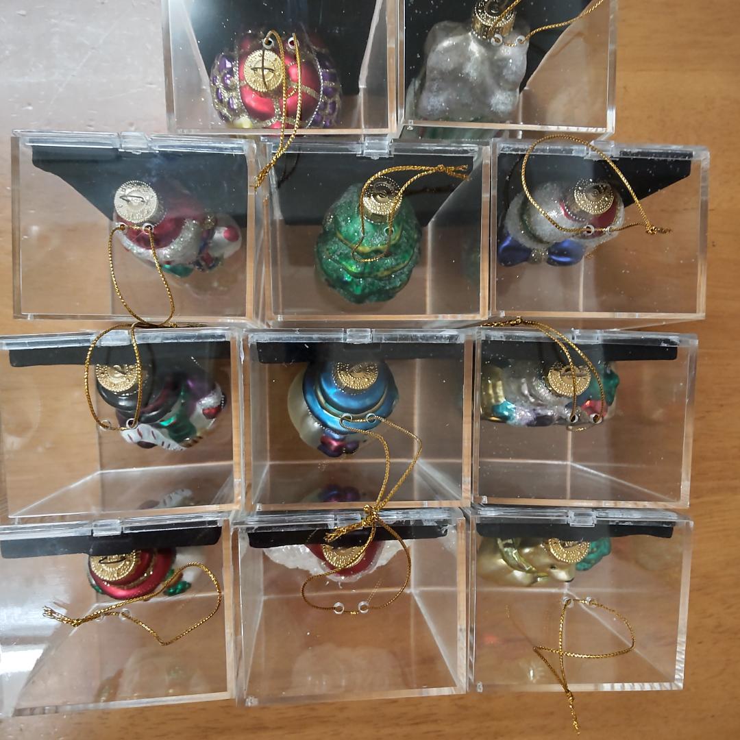 ガラスオーナメント　11ヶセット