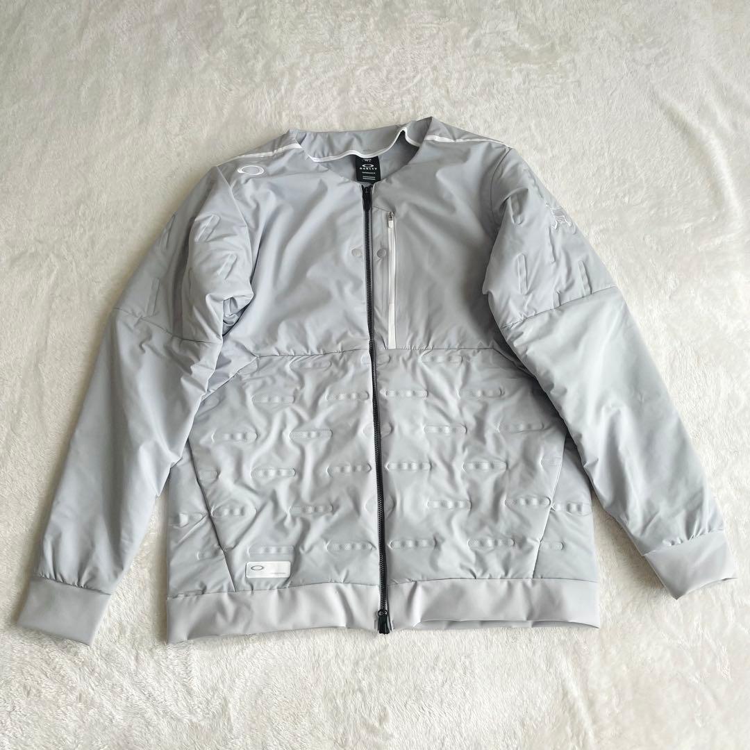 極美品★オークリー★中綿ジャケット★グレー★L