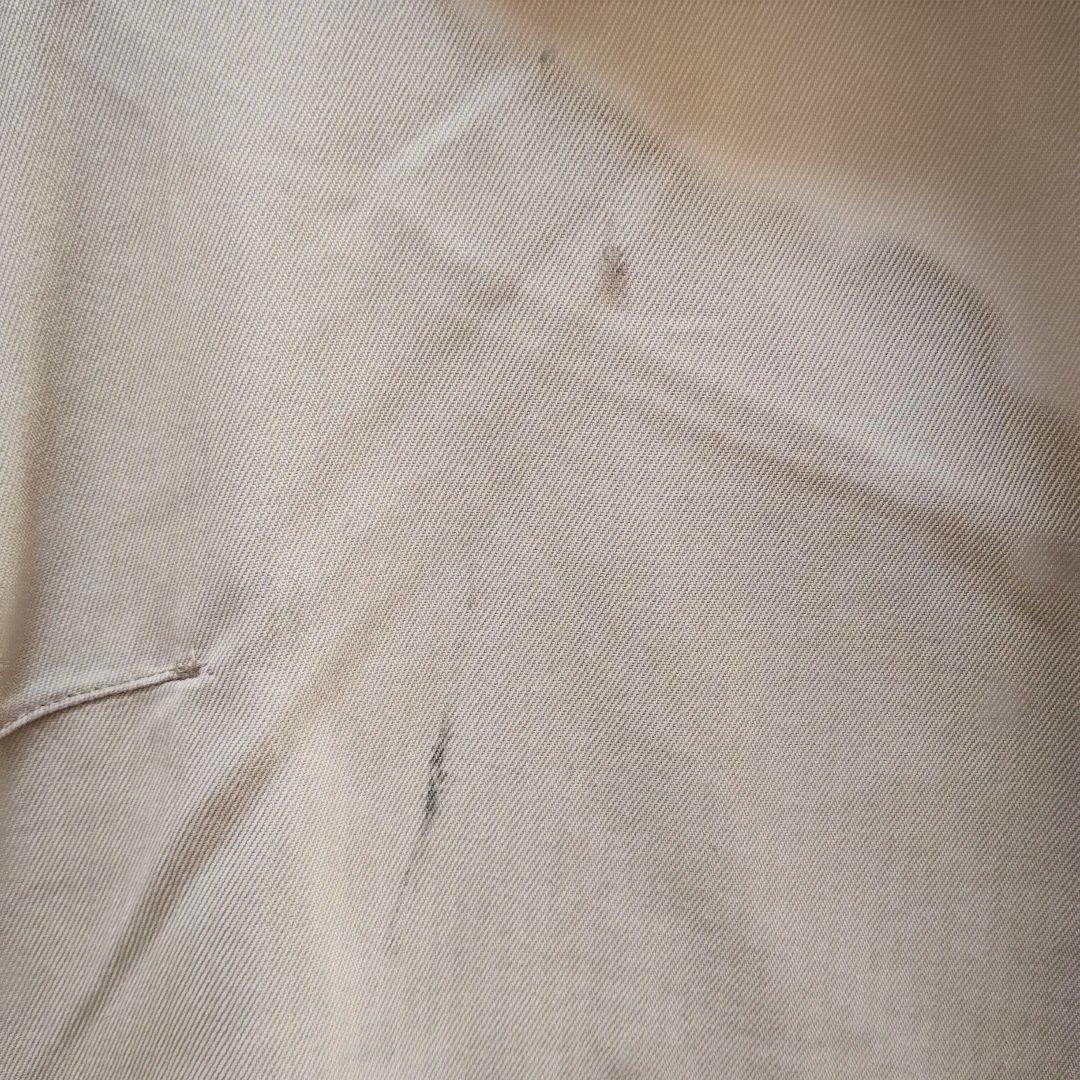 Snap-on ベージュオーバーオール　つなぎLL ⑤