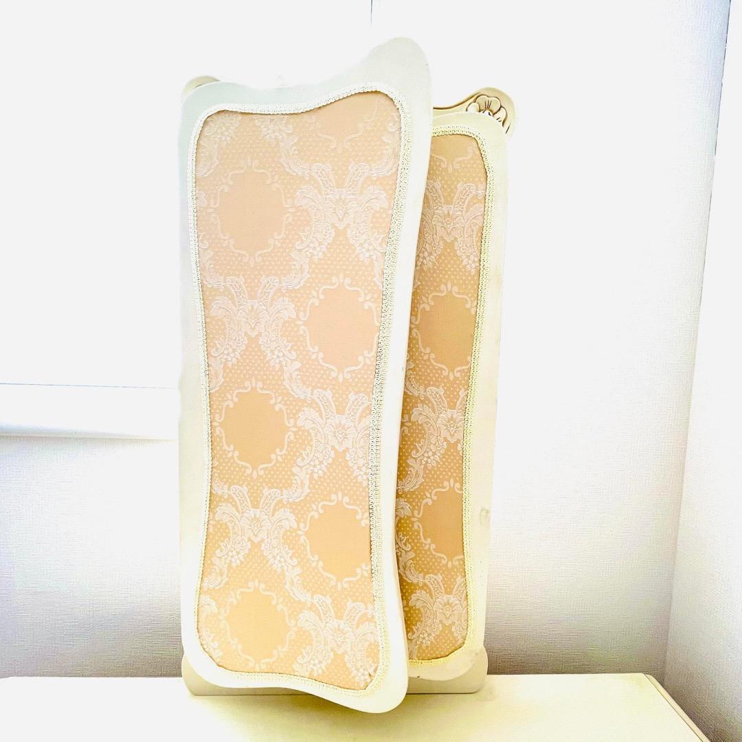 ドレッサー　椅子セット　アンティーク調　三面鏡　ヨーロピアン　猫脚家具　ホワイト