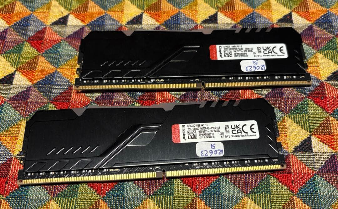 メモリー HyperX FURY BEAST DDR4 8GB 3200MHz