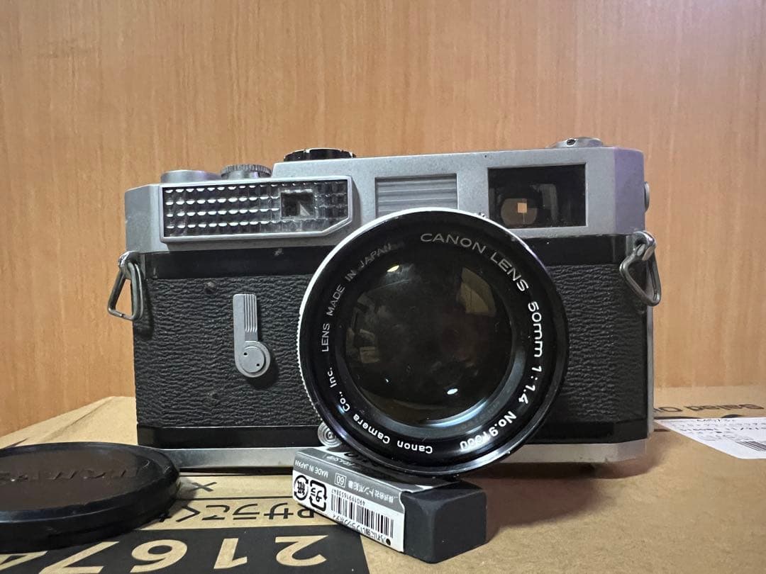 Canon 7 フィルムカメラ 純正ケース付き