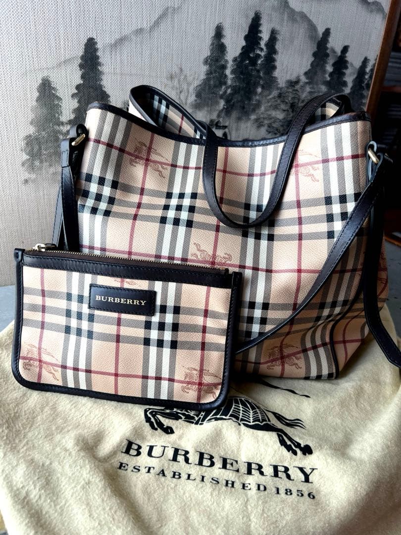 BURBERRY チェック柄 バッグ セット