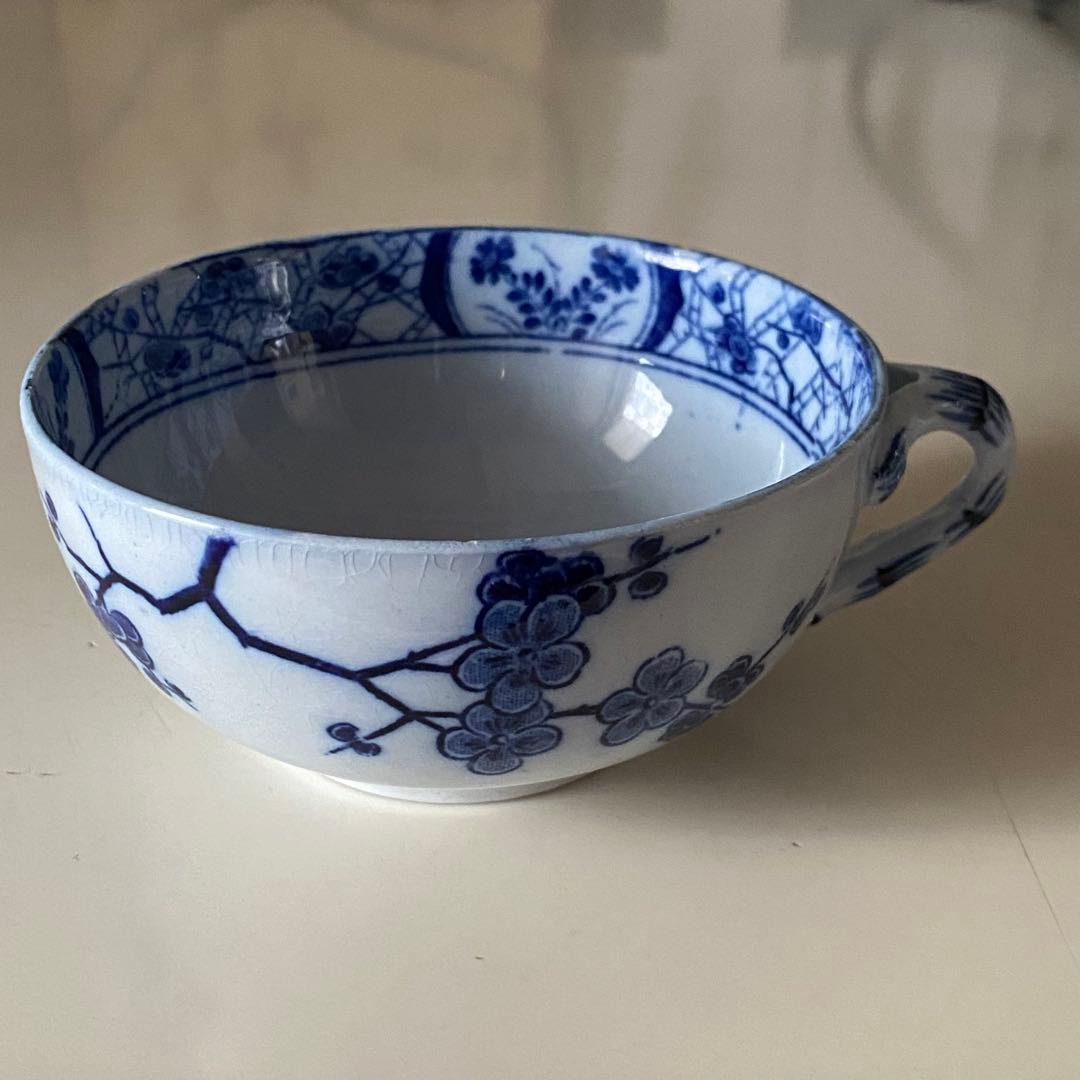 Creil et Montereau JAPONカップ&ソーサー