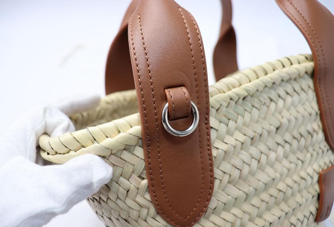 新品 J&M DAVIDSON ジェイアンドエムデヴィッドソン かごバッグトート