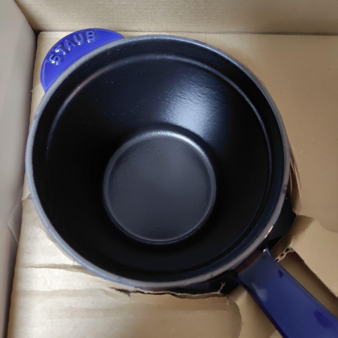 ストウブ　スープポット14cmダークブルー