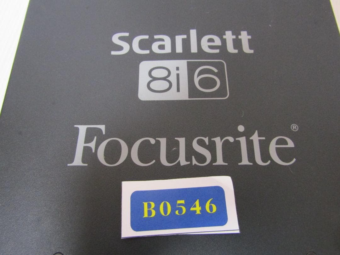 Focusrite Scarlett 18i6 オーディオインターフェース