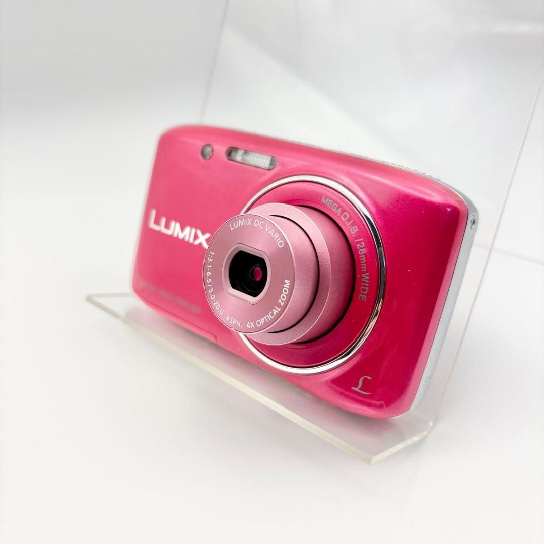 美品 Panasonic LUMIX DMC-S2 ピンク コンデジ　デジカメ