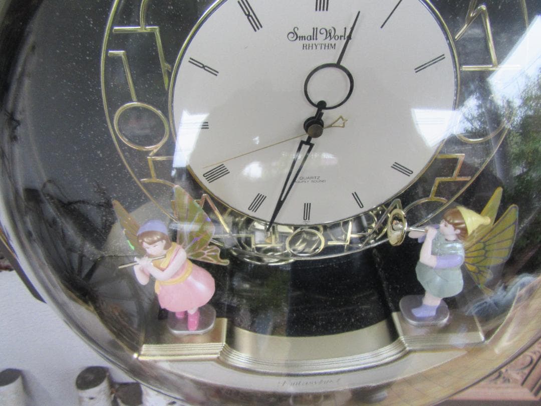 d*3様 リズム時計 1992年　43cmドーム型特大からくり時計　日本製　 4