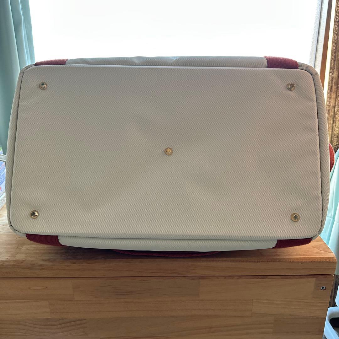 韓国のブランド ミリオンの犬用キャリーバッグ・スリング ベージュオレンジ