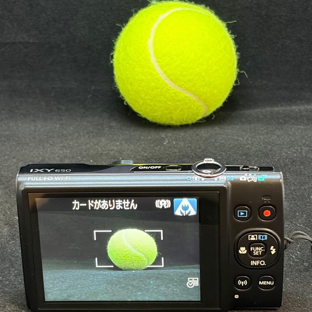 【極美品】Canon IXY650 デジタルカメラPC2274 動作品　ブラック