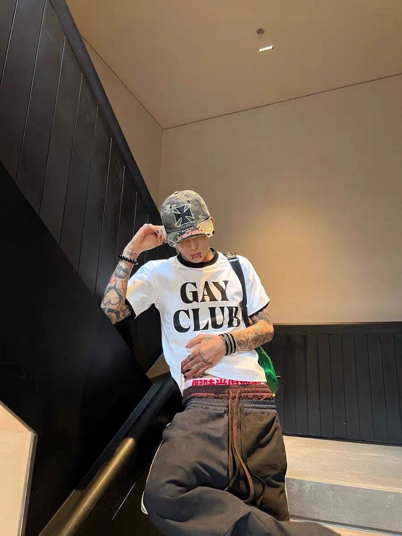 no E mosen ピークキャップ バックトゥ2000デニムキャップ 男女兼用