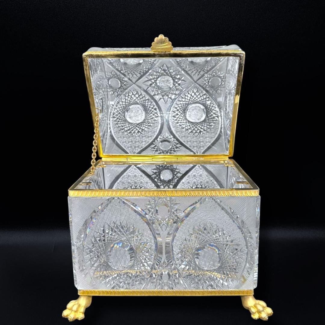 【希少/美品】MARTIN BENITO クリスタル ガラス ボックス 小物入れ