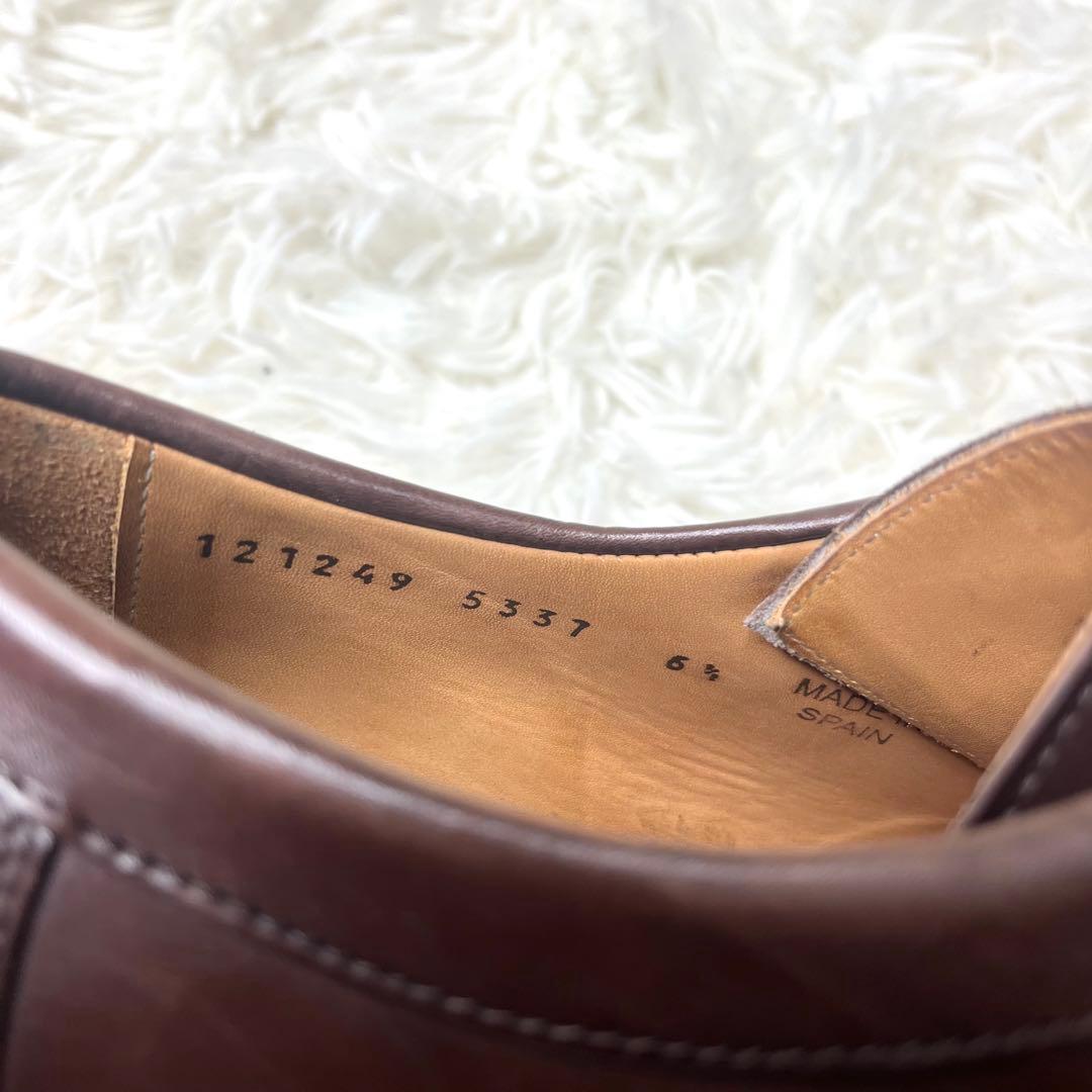 【美品】 バーウィック チロリアンシューズ 25.5cm Uチップ カジュアル