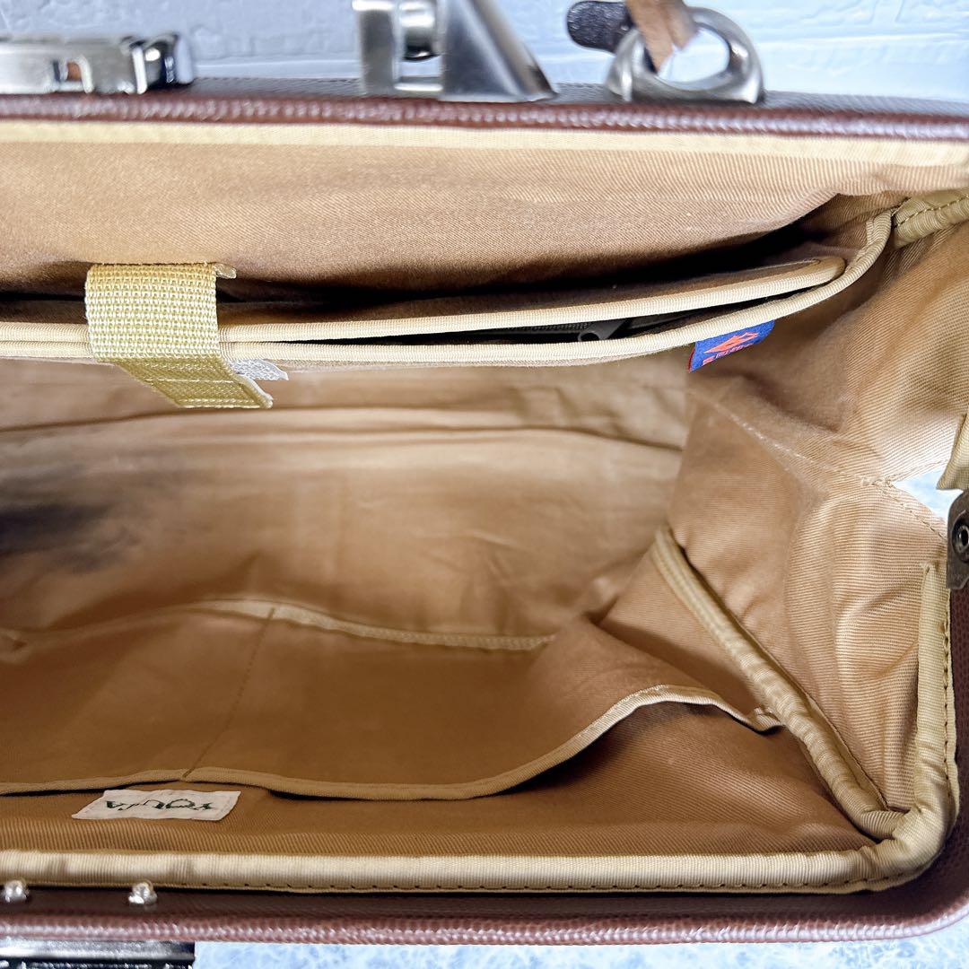 外観極美品【豊岡鞄/YOUTA】本革 LIZARD 3WAY 横ダレスL