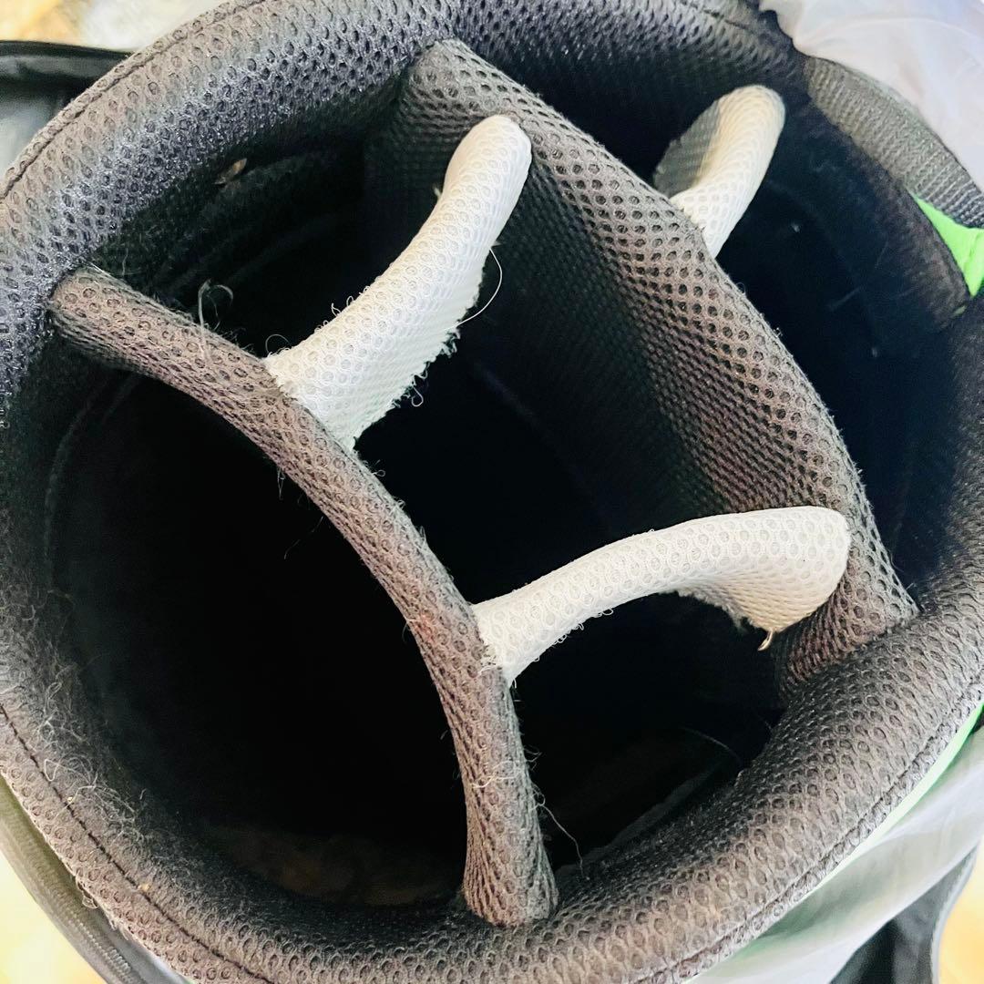 【美品】Callaway キャロウェイ キャディバッグ ブラック/グリーン 9型